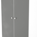 Bennet-Tall-Double-Wardrobe-Grey-&-White from Roseland Furniture