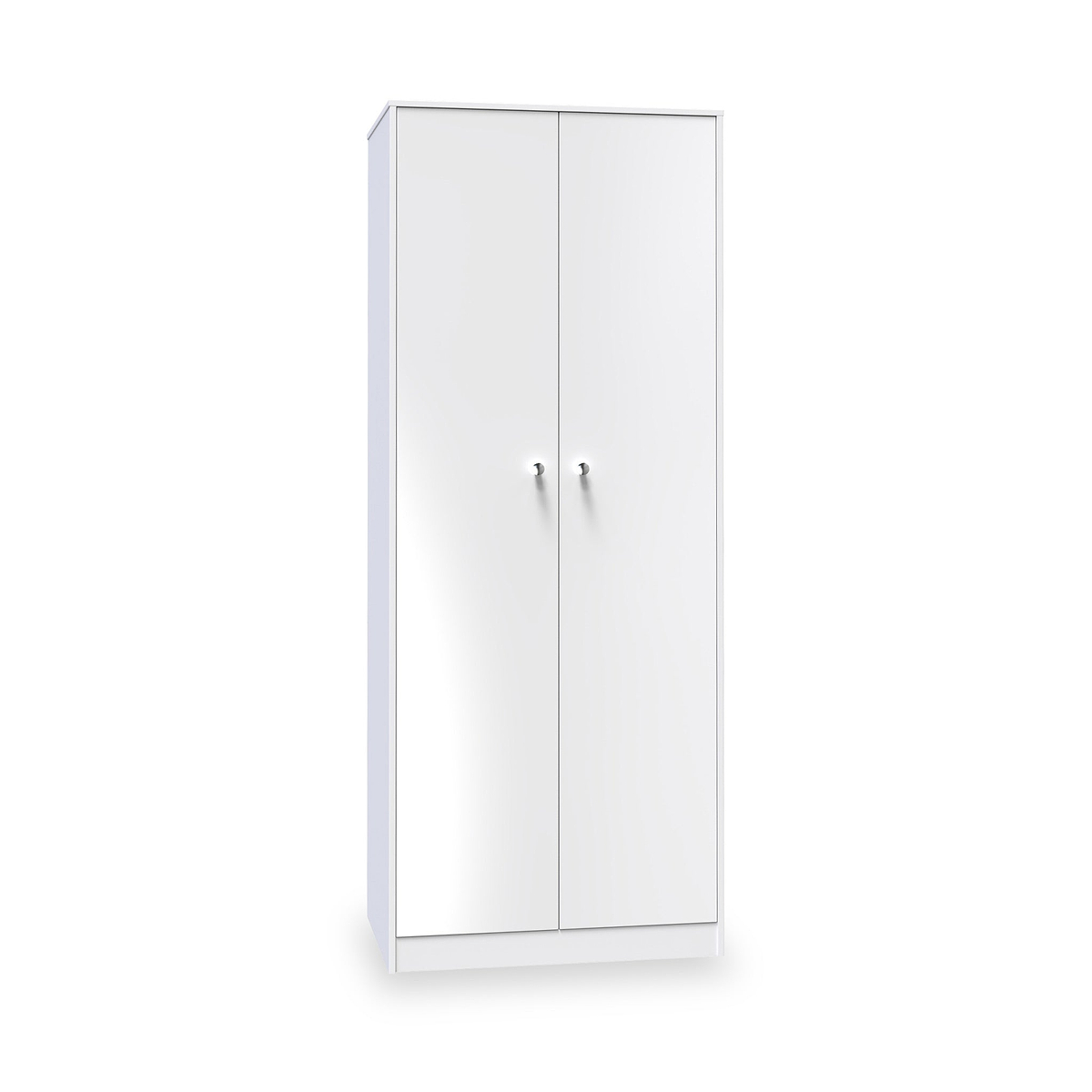 Bennet-Tall-Double-Wardrobe-White from Roseland Furniture