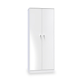 Bennet-Tall-Double-Wardrobe-White from Roseland Furniture