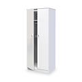 Bennet-Tall-Double-Wardrobe-White from Roseland Furniture