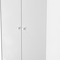 Bennet-Tall-2-Drawer-Wardrobe-White from Roseland Furniture