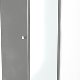 Bennet-Tall-Mirrored-Wardrobe-Grey-&-White from Roseland Furniture