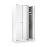 Bennet-Tall-Triple-Plain-Wardrobe-White from Roseland Furniture