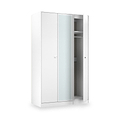 Bennet-Tall-Triple-Mirrored-Wardrobe-White from Roseland Furniture