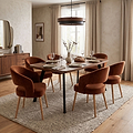 Frankie-120cm-oak-effect-dining-table-dark-oak from Roseland Furniture