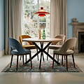 Rivera-120cm-round-dining-table-light-oak from Roseland Furniture
