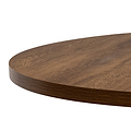 Rivera-120cm-round-dining-table-dark-oak from Roseland Furniture