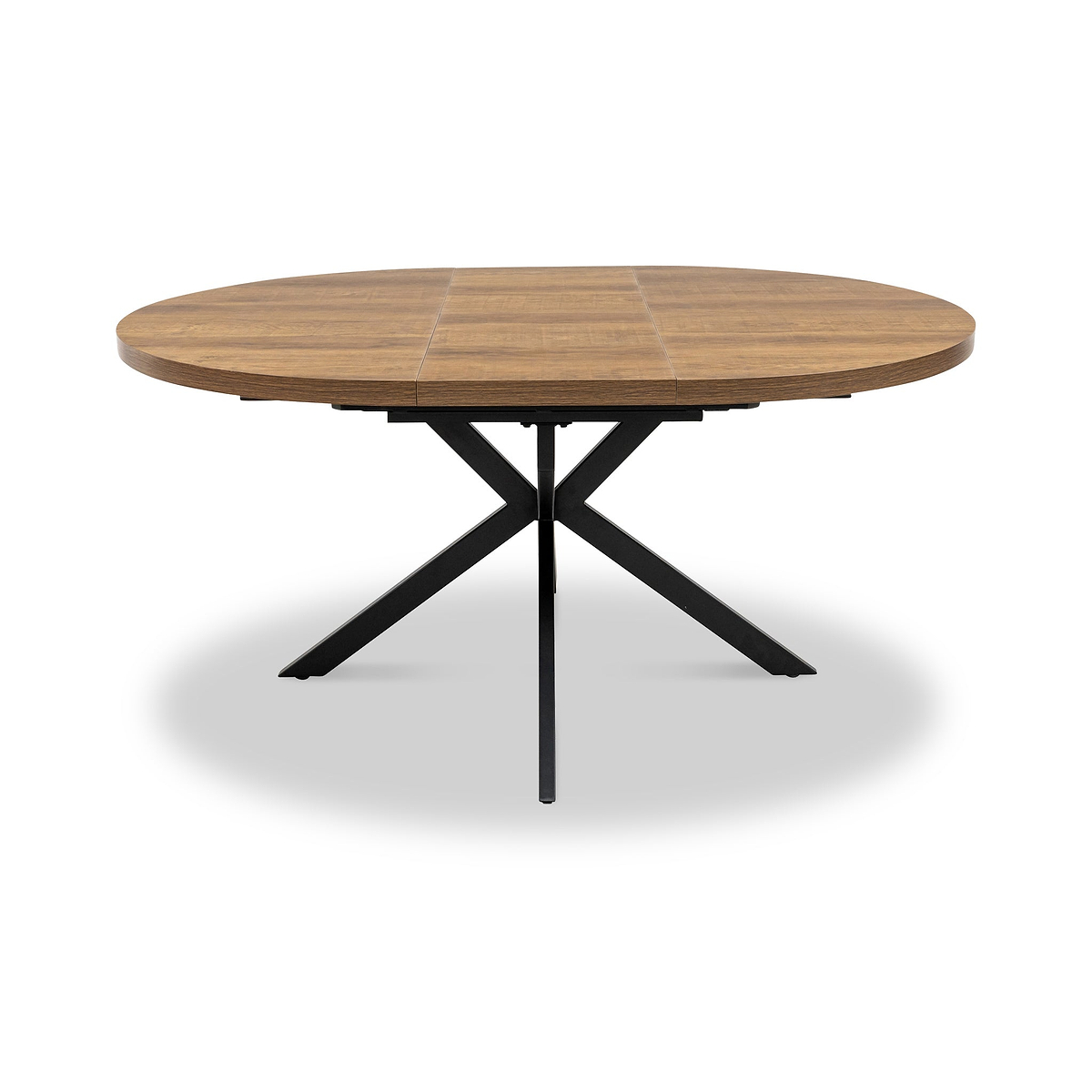 Barker 120 160cm Ext Dining Table Dark Dims from Roseland Furniture