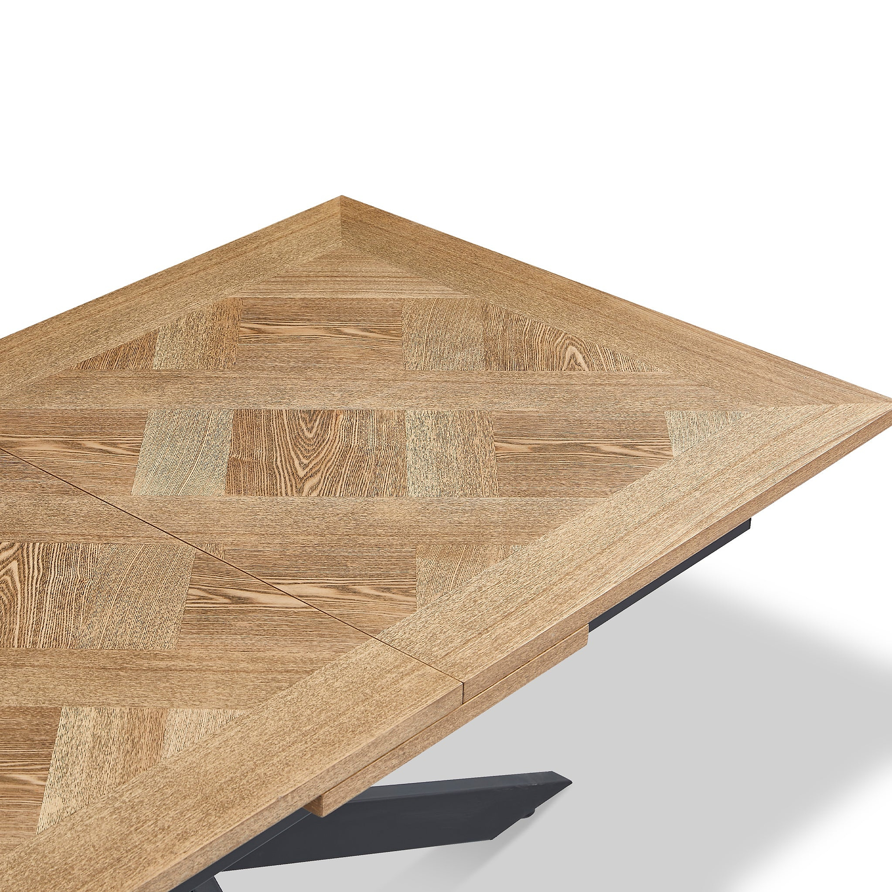 Sofie-160cm-Extending-Parquet-Design-Dining-Table from Roseland Furniture