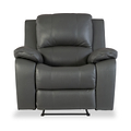 Selma-Leather-Armchair-Grey from Roseland Furniture