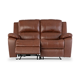 Selma-Leather-Electric-2-Seater-Sofa-Tan from Roseland Furniture