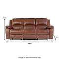 Selma-Leather-Electric-3-Seater-Sofa-Tan dimensions