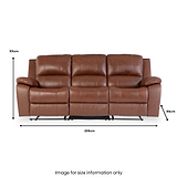 Selma-Leather-Electric-3-Seater-Sofa-Tan dimensions
