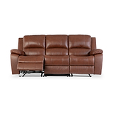 Selma-Leather-Electric-3-Seater-Sofa-Tan from Roseland Furniture