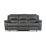 Selma-Leather-Electric-3-Seater-Sofa-Grey from Roseland Furniture