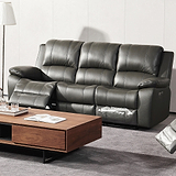 Selma-Leather-Electric-3-Seater-Sofa-Grey from Roseland Furniture