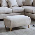 Pembroke Footstool Linen from Roseland Furniture