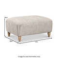 Pembroke Footstool dimensions