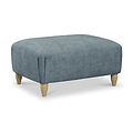 Pembroke Footstool Denim from Roseland Furniture