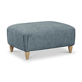 Pembroke Footstool Denim from Roseland Furniture