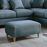 Pembroke Footstool Denim Life1 from Roseland Furniture