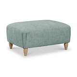 Pembroke Footstool Aqua from Roseland Furniture