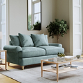 Pembroke 2 Seater Sofa Aqua from Roseland Furniture