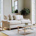 Pembroke 3 Seater Sofa Linen Life1 from Roseland Furniture