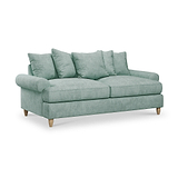 Pembroke 3 Seater Sofa Aqua from Roseland Furniture
