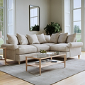 Pembroke RH Corner Sofa Linen Life1 from Roseland Furniture