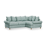 Pembroke RH Corner Sofa Aqua from Roseland Furniture