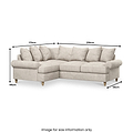 Pembroke LH Corner Sofa Linen  from Roseland Furniture