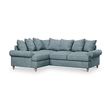 Pembroke LH Corner Sofa Denim from Roseland Furniture