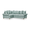 Pembroke LH Corner Sofa Aqua from Roseland Furniture