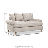 Pembroke 2 Seater Sofa Bed 
dimensions