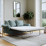 Pembroke 2 Seater Sofa Bed Aqua from Roseland Furniture