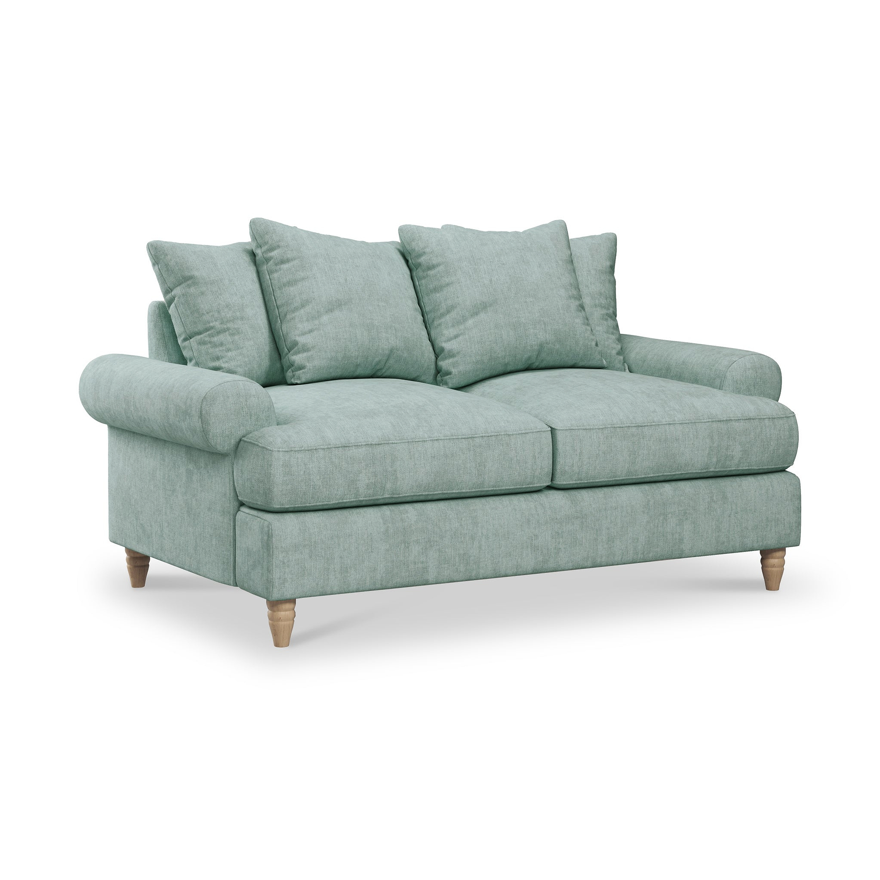 Pembroke 2 Seater Sofa Bed Aqua from Roseland Furniture