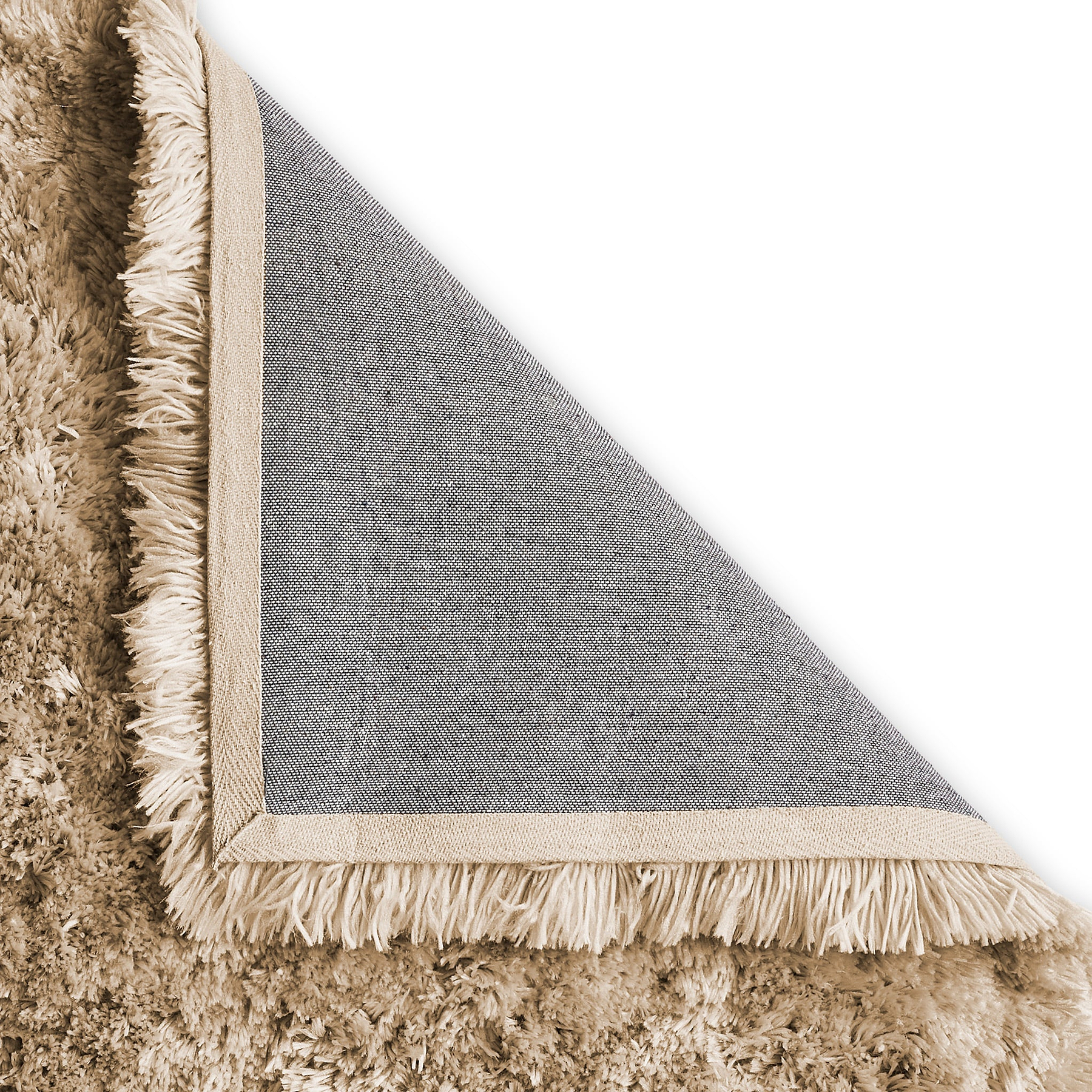 Hatton Beige Hand Tufted Shaggy Rug