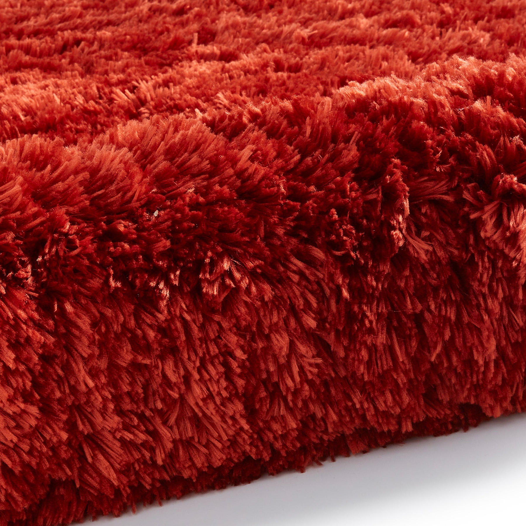 Hatton Terracotta Hand Tufted Shaggy Rug