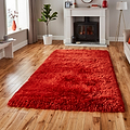 Hatton Terracotta Hand Tufted Shaggy Rug for living room