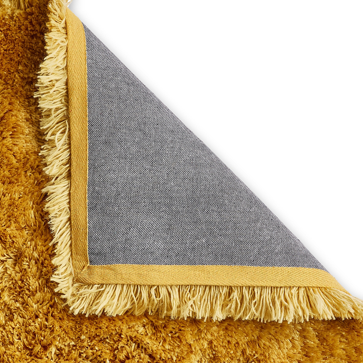 Hatton Yellow Hand Tufted Shaggy Rug