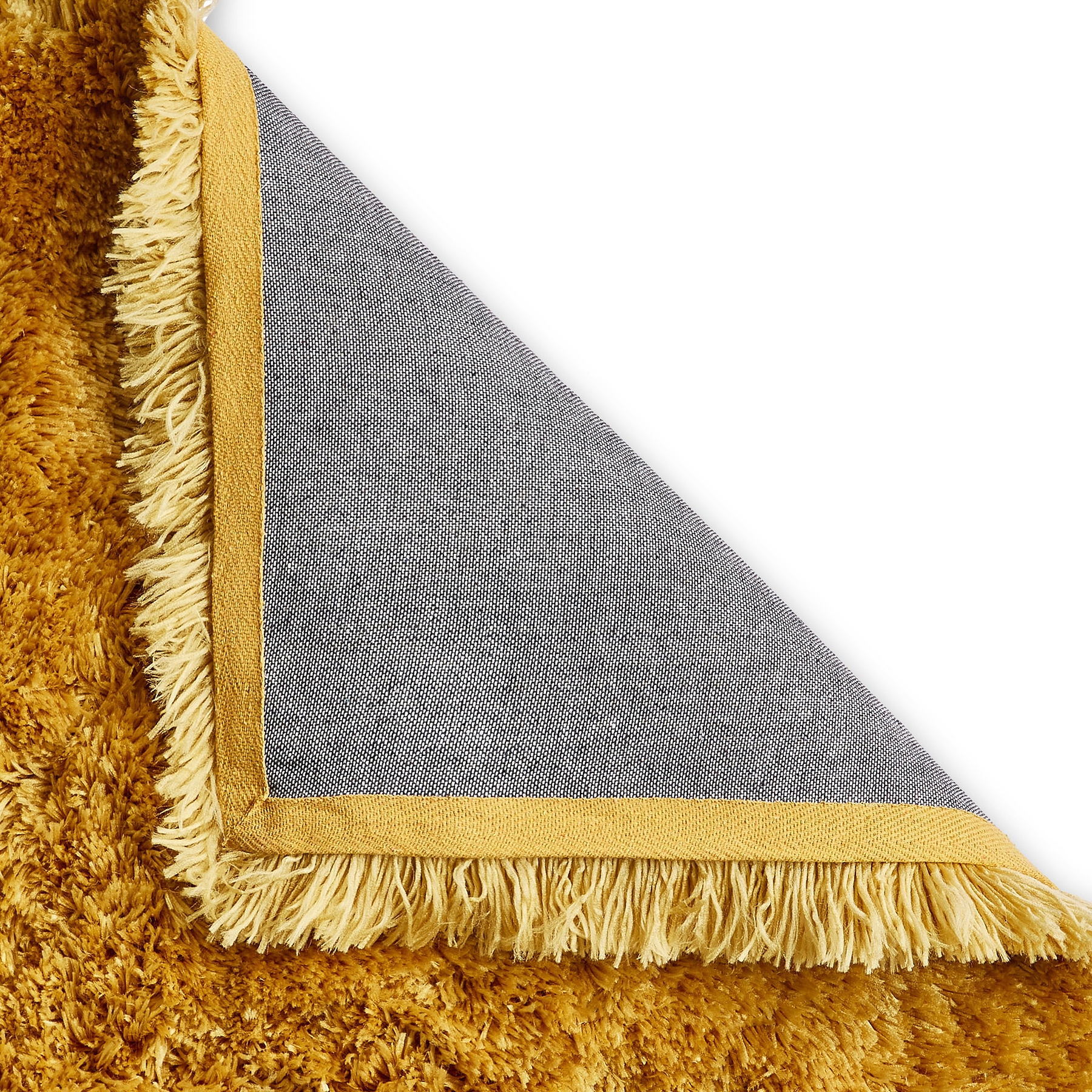 Hatton Yellow Hand Tufted Shaggy Rug