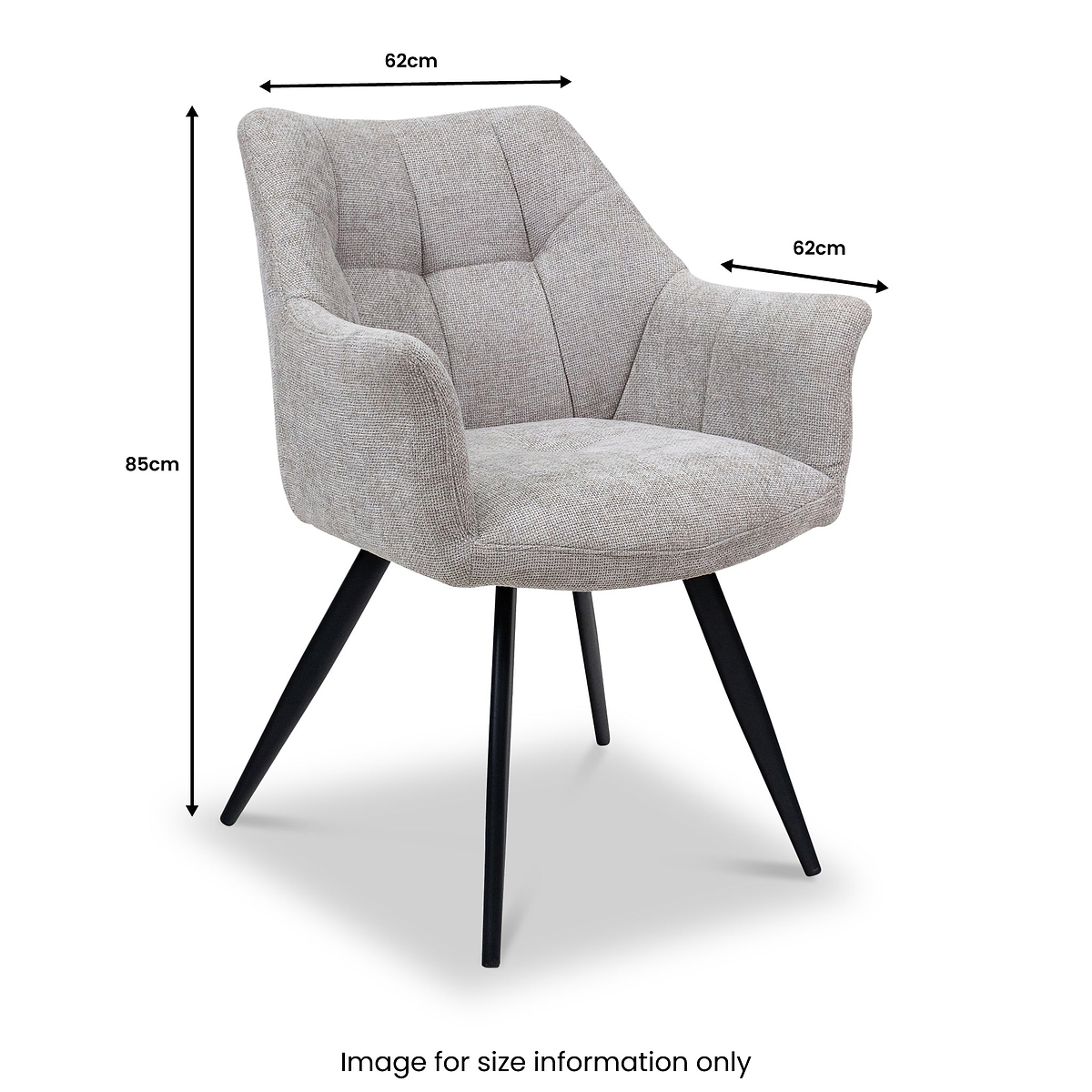 Brianne Curved Dining Chair Light Grey Group1 from Roseland Furniture