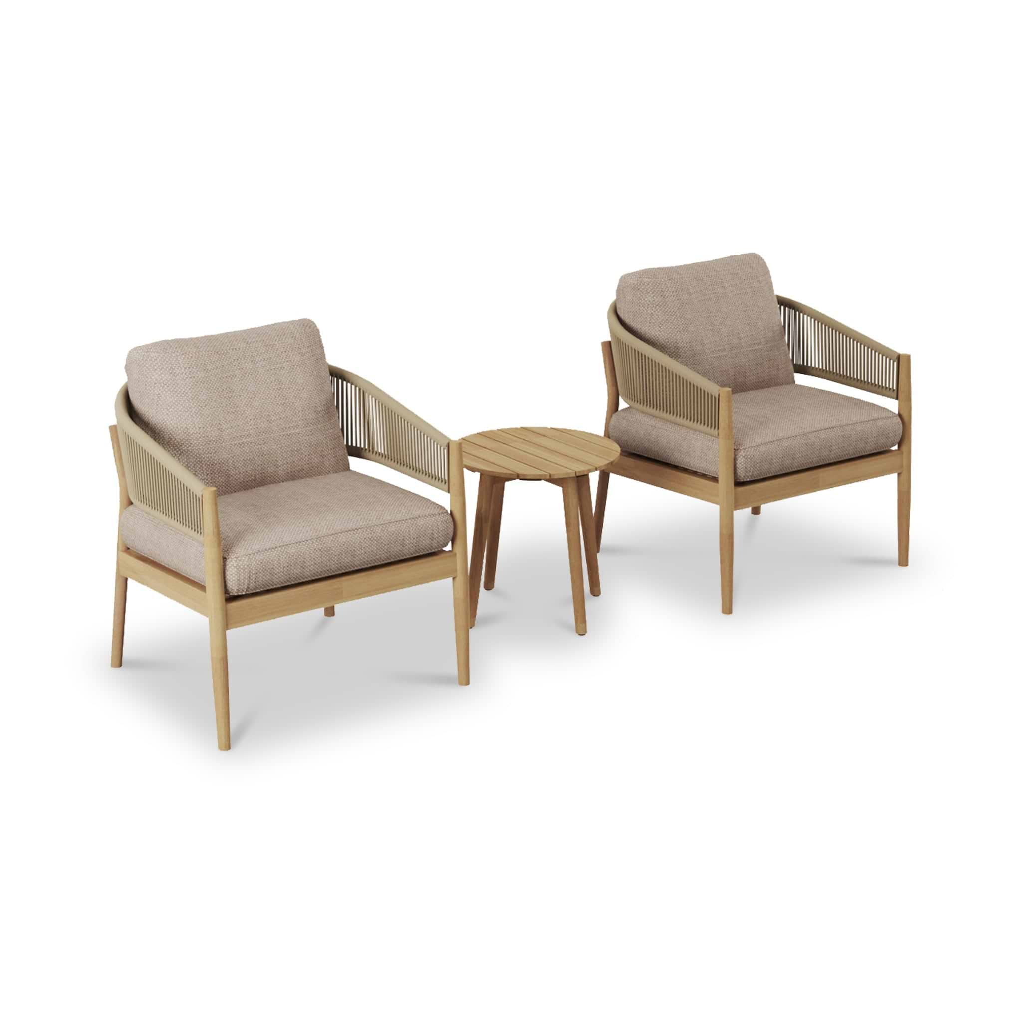 Maze Porto 2 Seat Outdoor Lounge Set from Roseland Furniture
