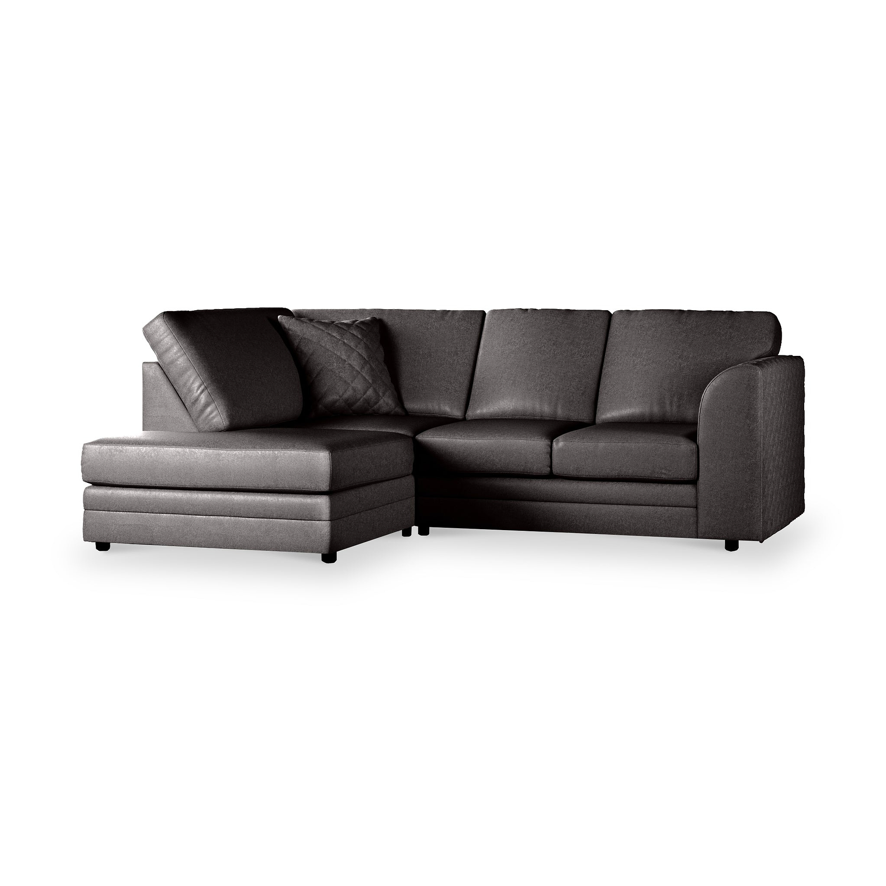 Colby Faux Leather Corner Sofa