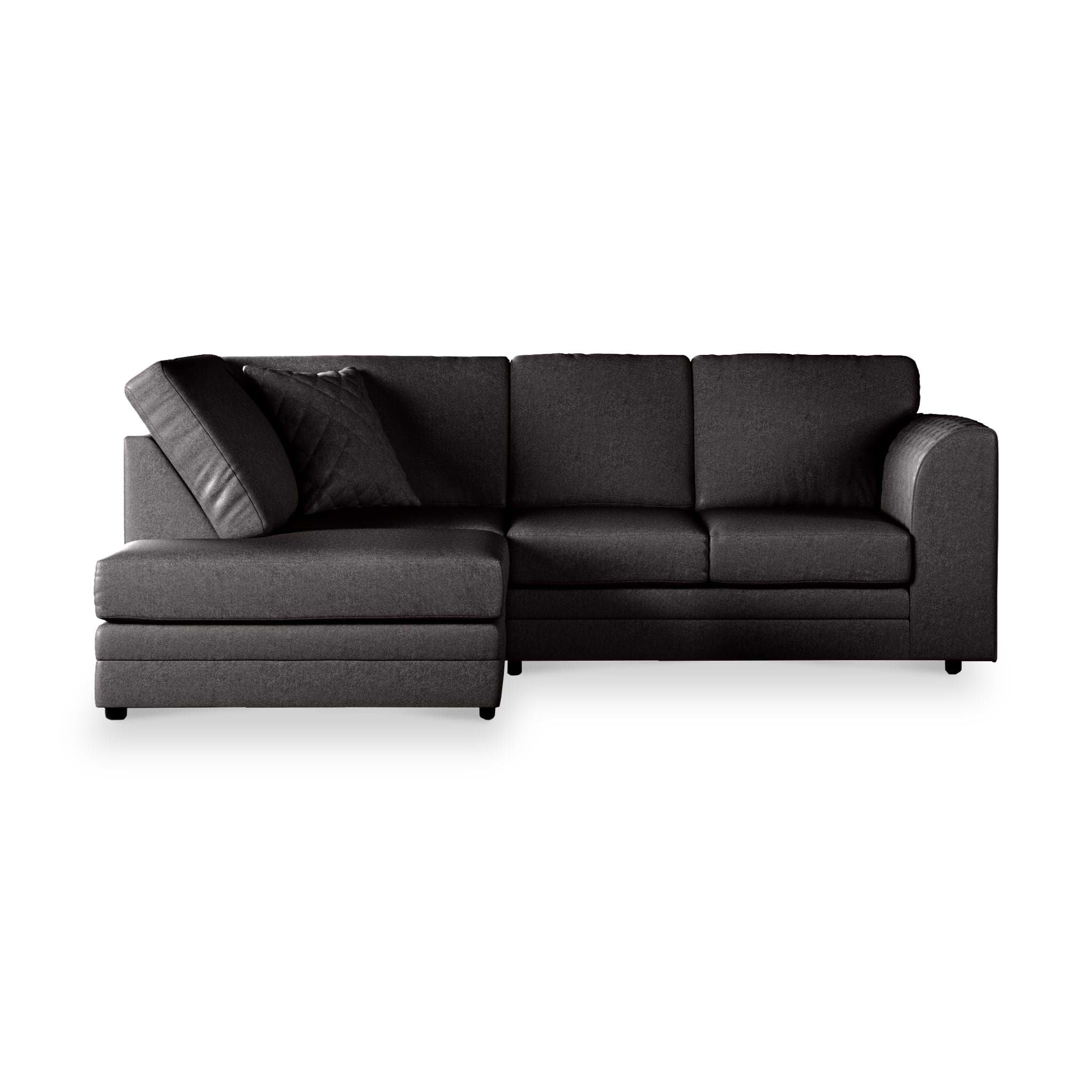 Colby Faux Leather Corner Sofa