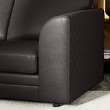 Colby Faux Leather Corner Sofa