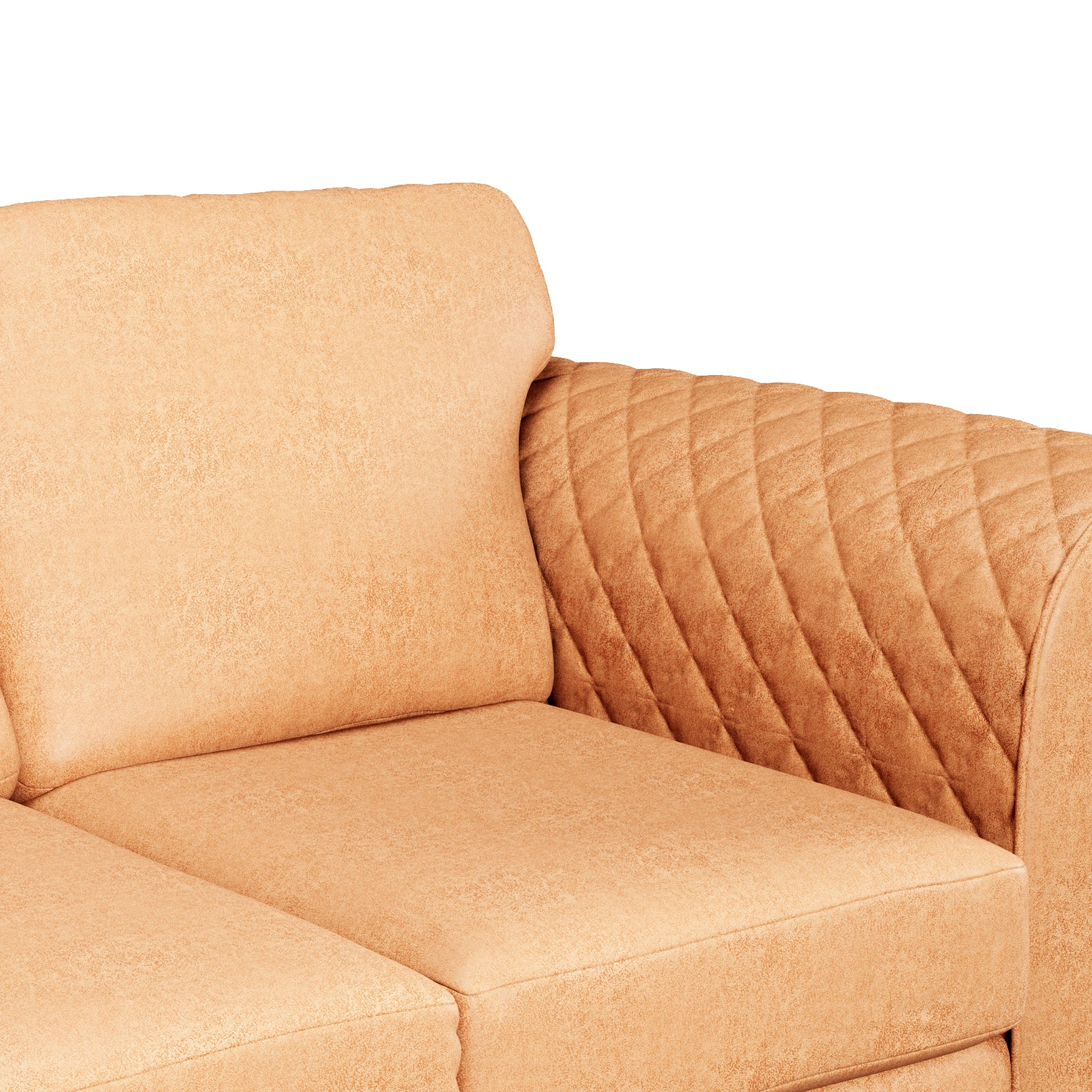 Colby Faux Leather Corner Sofa