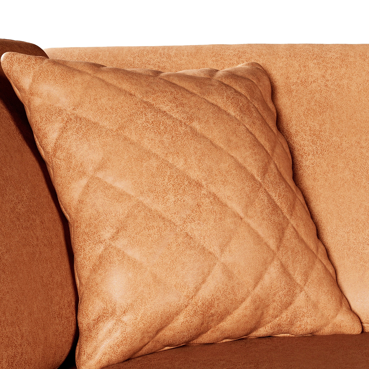 Colby Faux Leather Corner Sofa