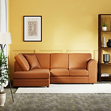 Colby Faux Leather Corner Sofa